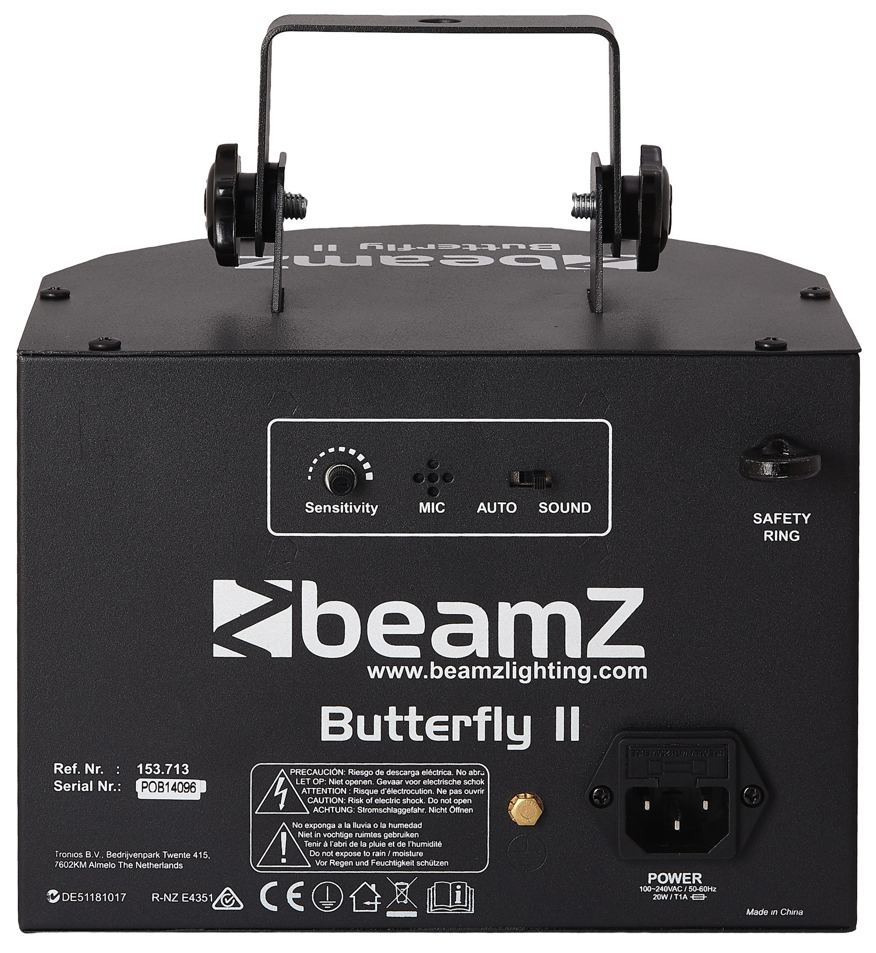 BeamZ Butterfly II LED Mini Derby (obrázek 3)