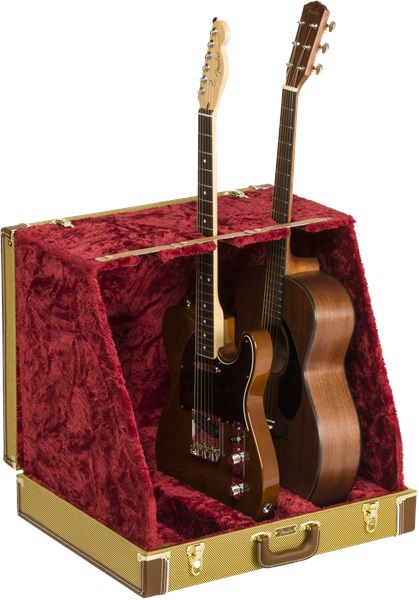 Levně Fender Classic Series Case Stand Tweed 3 Guitar