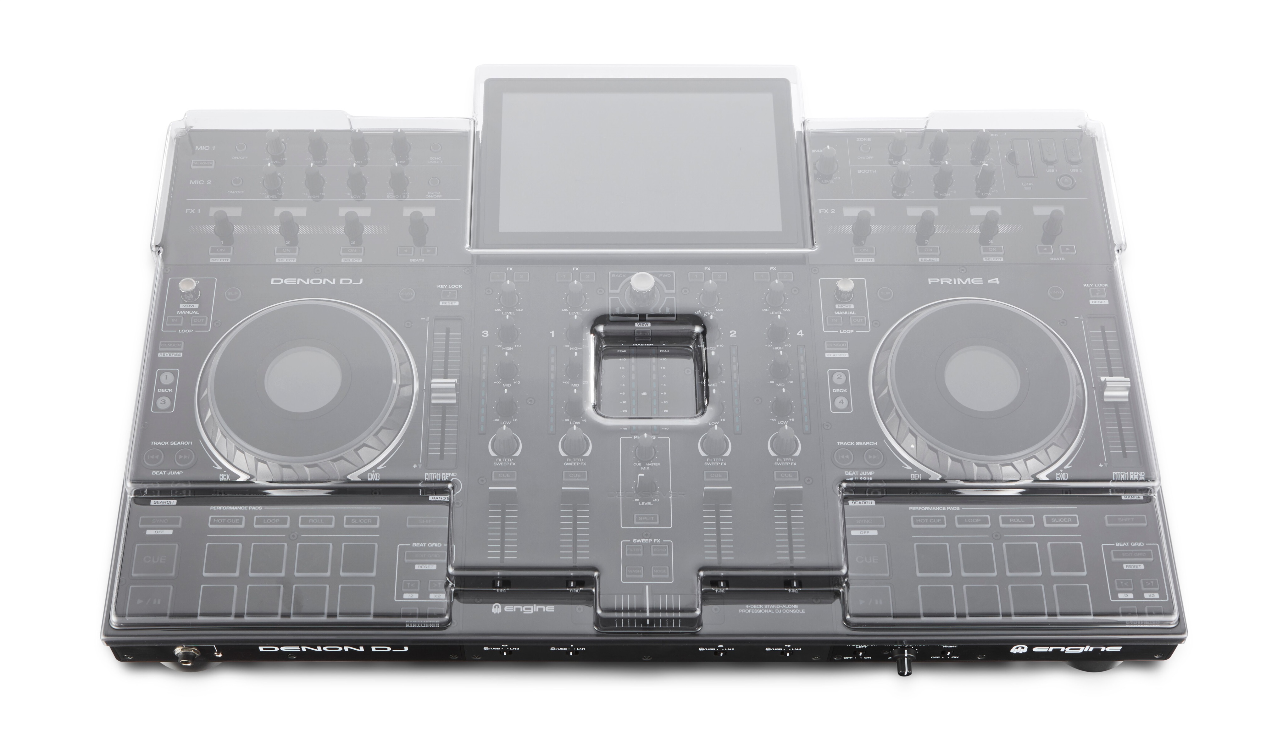Levně Decksaver Denon Prime4 and Prime4+ cover