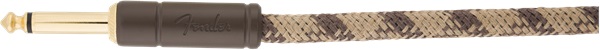 Fender Festival Instrument Cable 18.6' Pure Hemp Brown Stripe (obrázek 4)