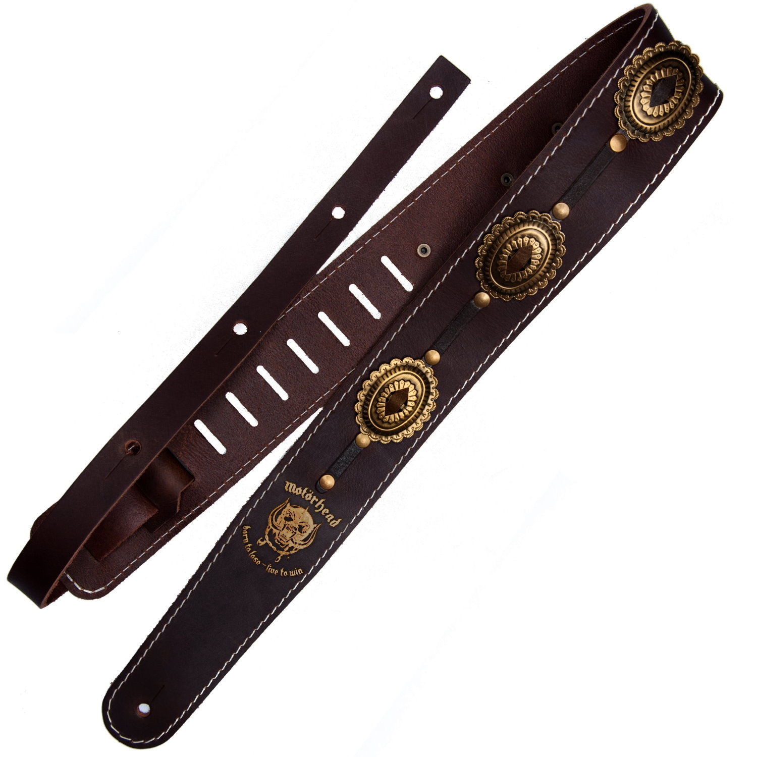 Levně Richter Motörhead Concho Strap Brown/Old Brass