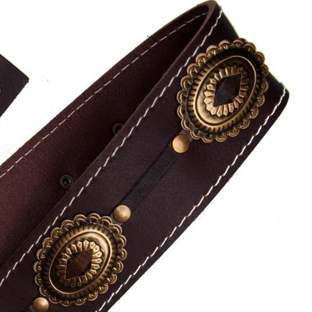 Richter Motörhead Concho Strap Brown/Old Brass (obrázek 3)