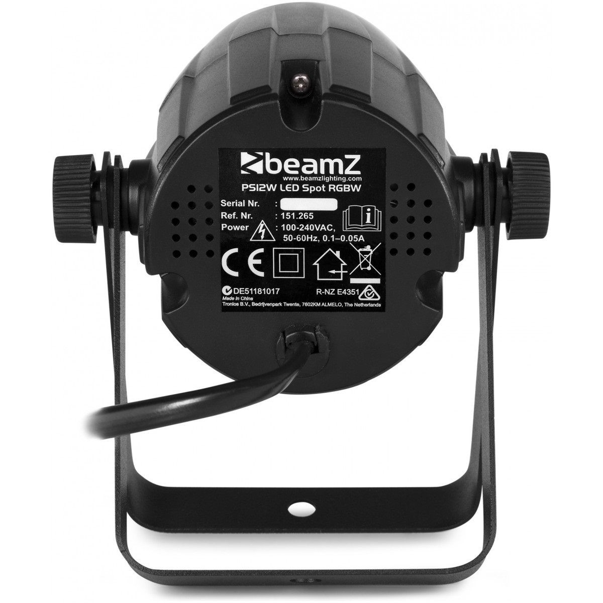 BeamZ PS12W LED Spot 12W RGBW IR (obrázek 4)