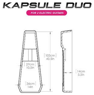 Gruvgear Kapsule Duo for 2 E-Guitars (obrázek 14)