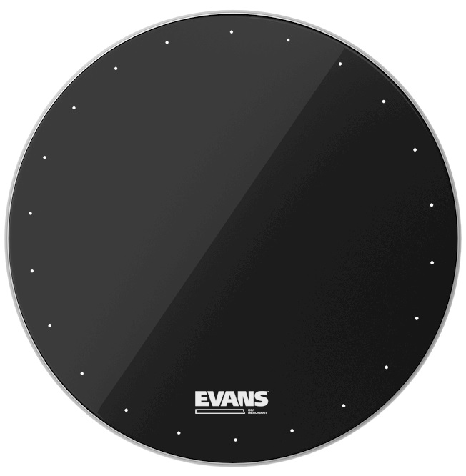 Levně Evans 22" EQ1 Resonant Black