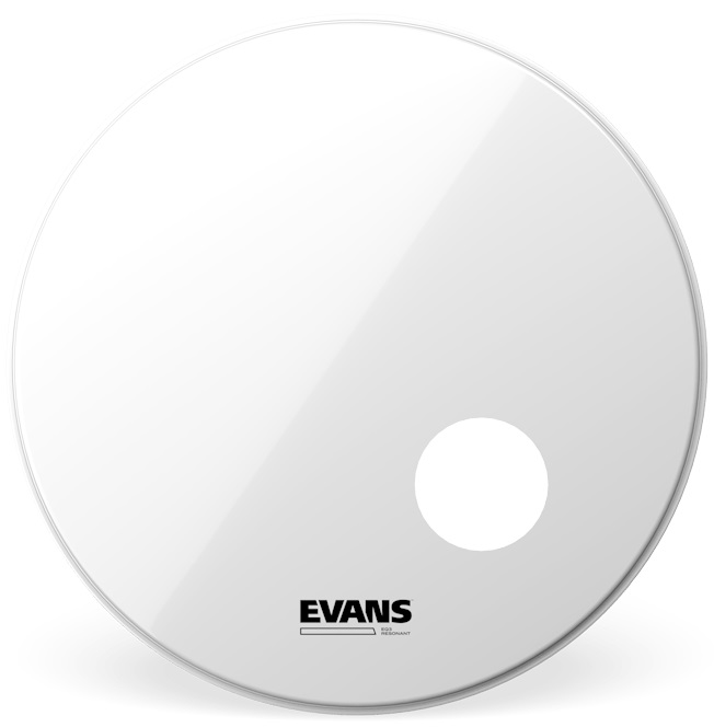 Levně Evans 20" EQ3 Reso Smooth White