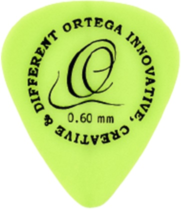 Levně Ortega OGPST12-060 S-Tech Delrin Picks 0.60 mm Green