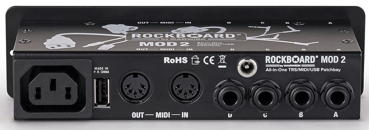Rockboard MOD 2 V2 - All-in-One TRS, Midi & USB Patchbay (obrázek 3)