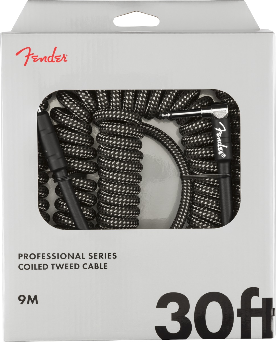 Fender Professional 30' Coil Cable Gray Tweed (obrázek 4)