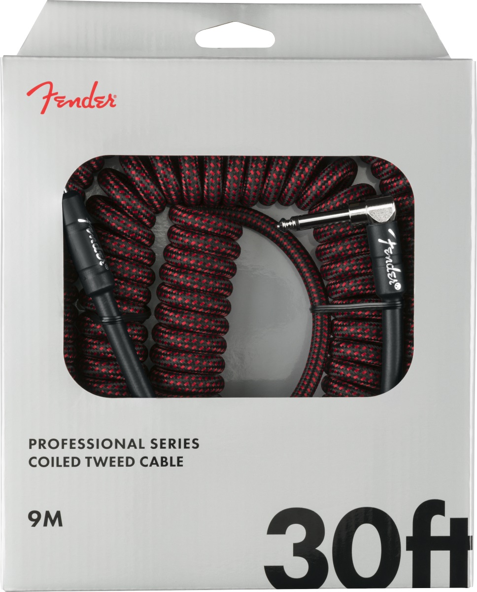 Fender Professional 30' Coil Cable Red Tweed (obrázek 4)