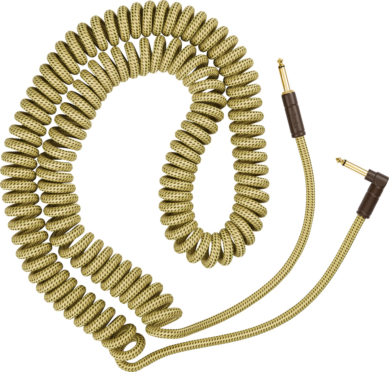 Fender Deluxe Series 30' Coil Cable Tweed