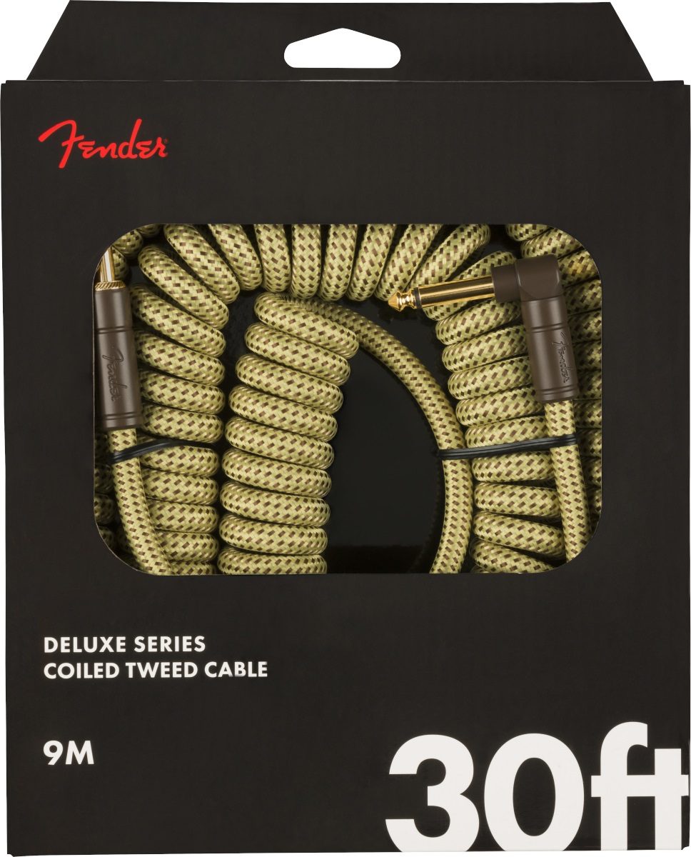 Fender Deluxe Series 30' Coil Cable Tweed (obrázek 4)