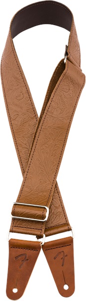 Fender Tooled Leather Guitar Strap Brown (obrázek 3)