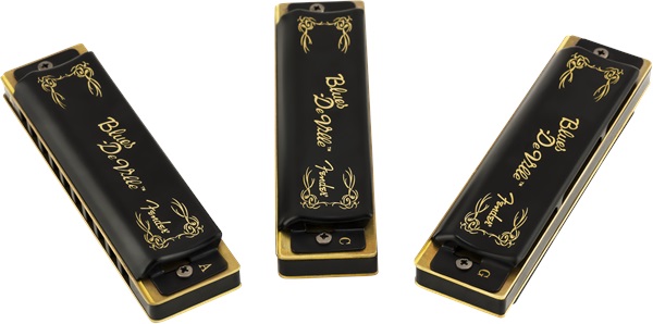 Fender Blues DeVille Harmonica Pack of 3 with Case (obrázek 3)