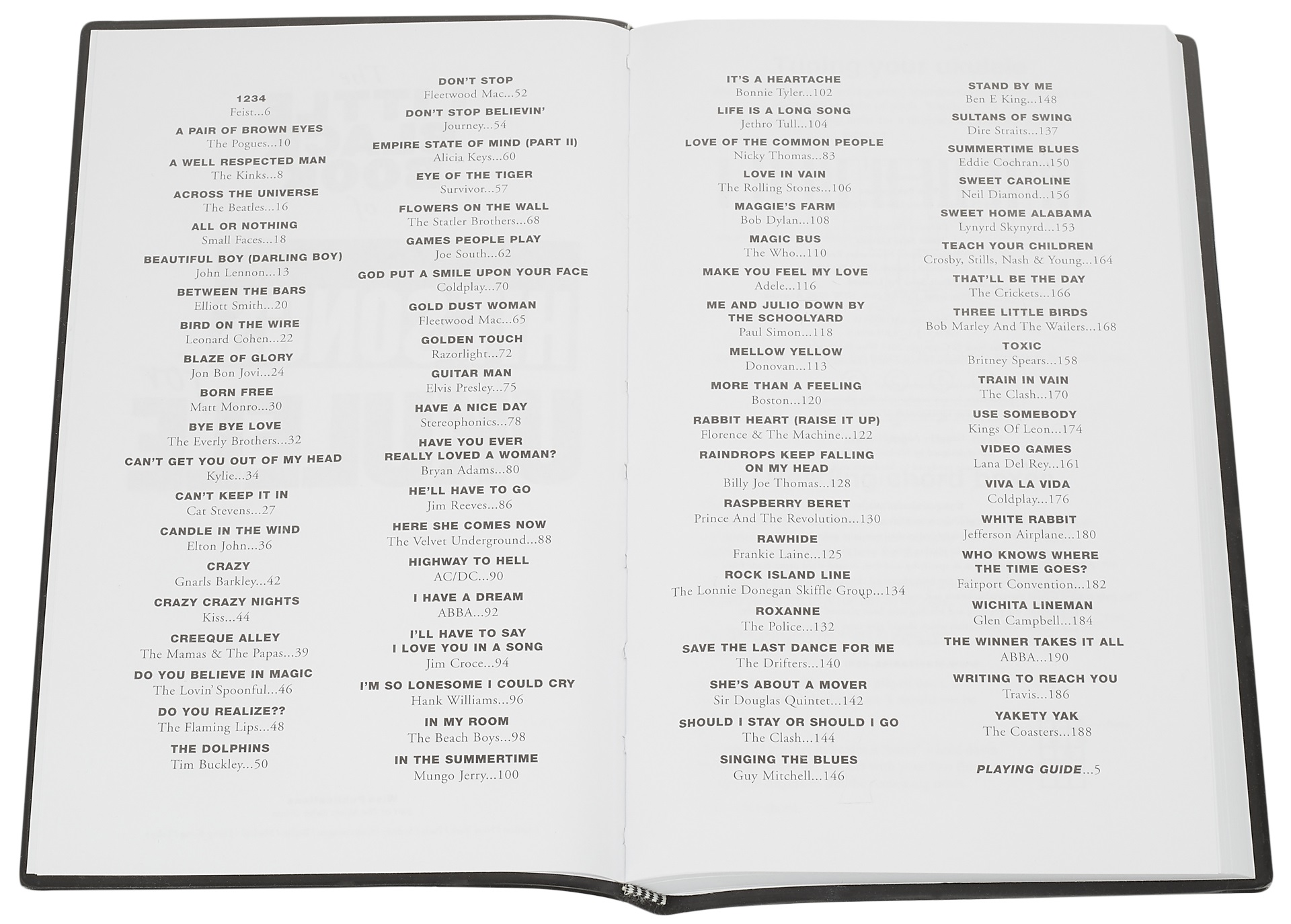 MS The Little Black Book Of Hit Songs For Ukulele (obrázek 3)