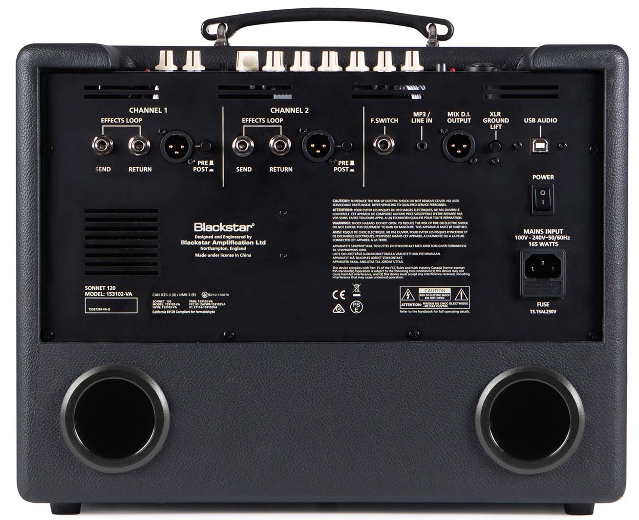 Blackstar Sonnet 120 Black (obrázek 5)