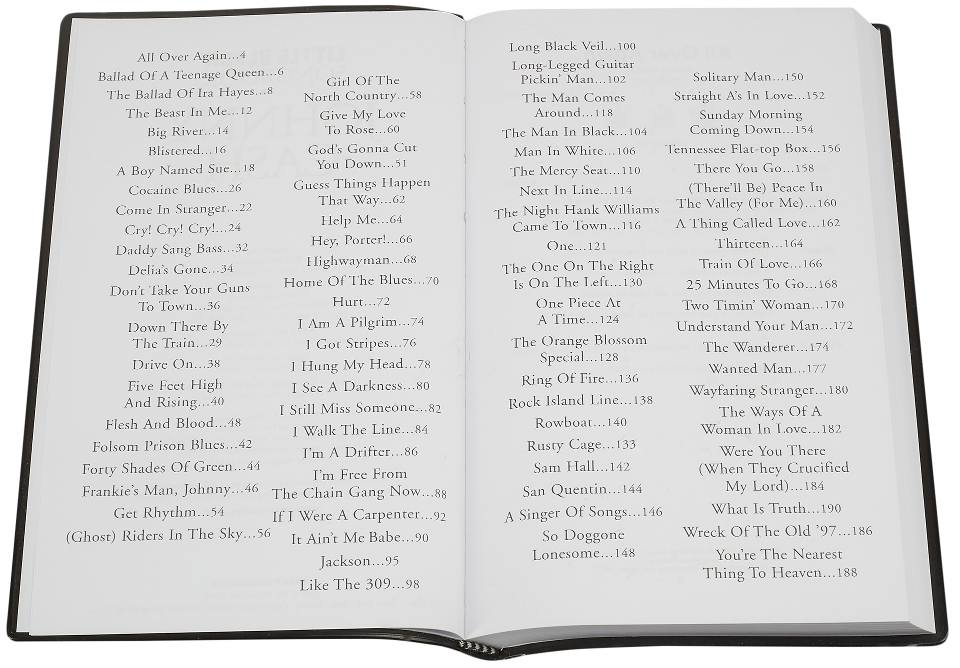 MS The Little Black Songbook: Johnny Cash (obrázek 4)
