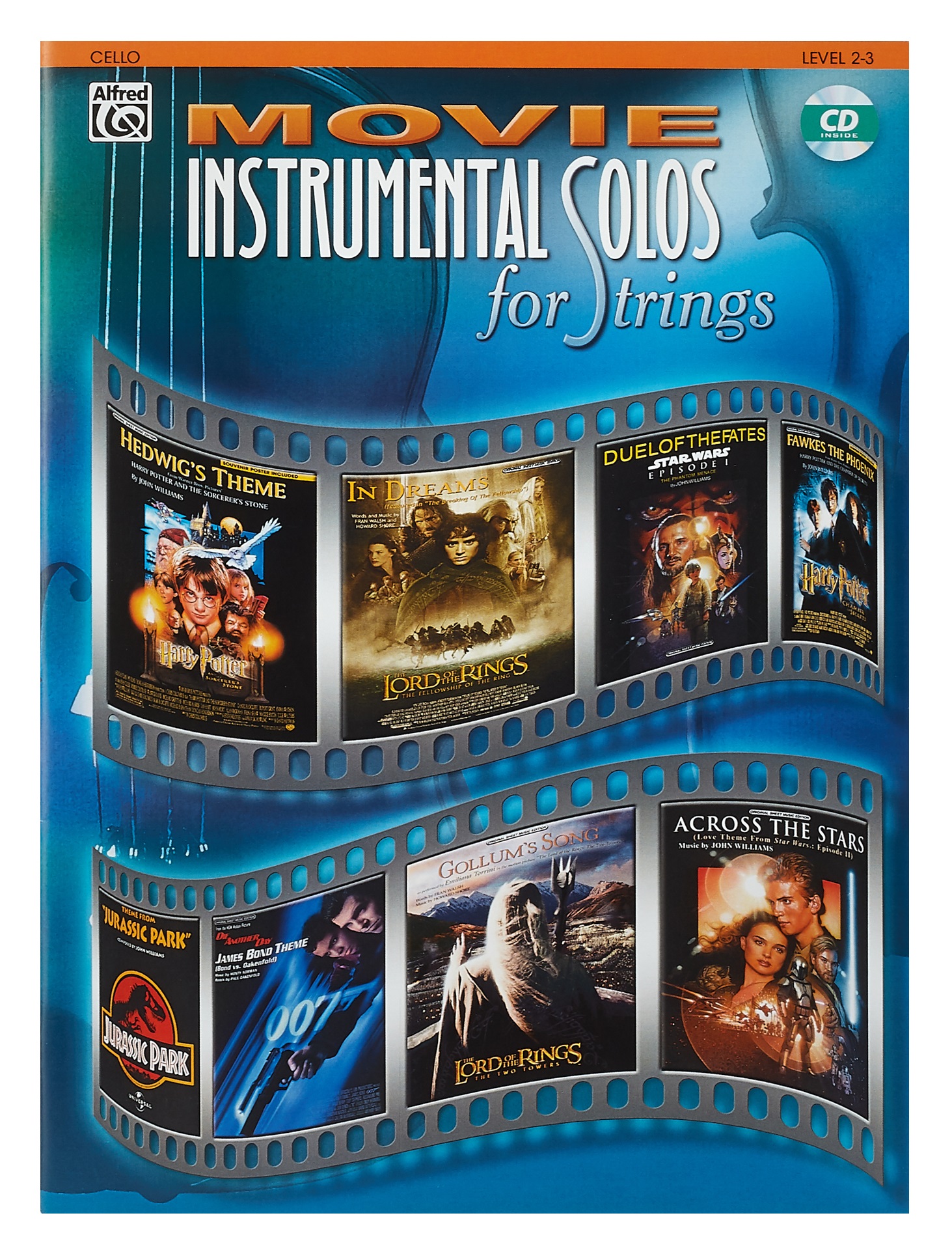 Levně MS Movie Instrumental Solos, Cello Level 2-3 Book/CD