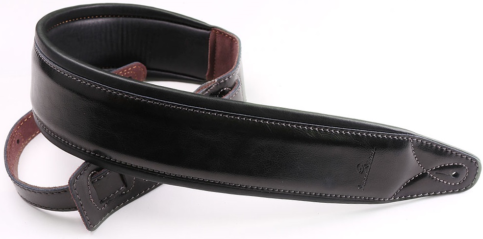 Levně Soundsation Padded Leather Strap Black