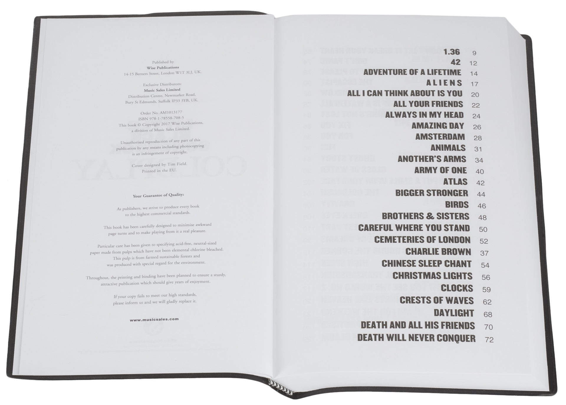 MS The Little Black Songbook: Coldplay (obrázek 4)