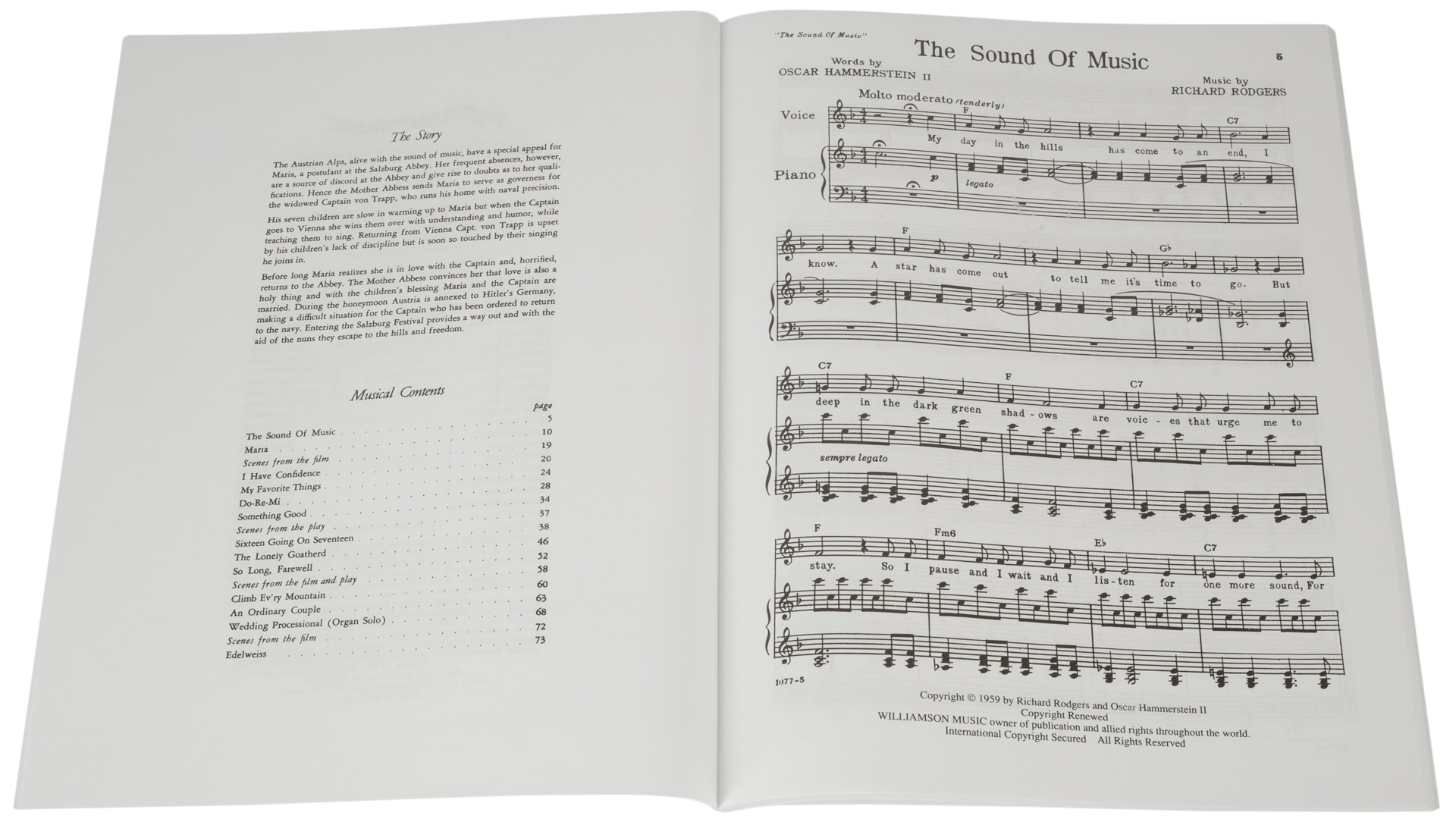 MS The Sound Of Music: Souvenir Folio (obrázek 4)