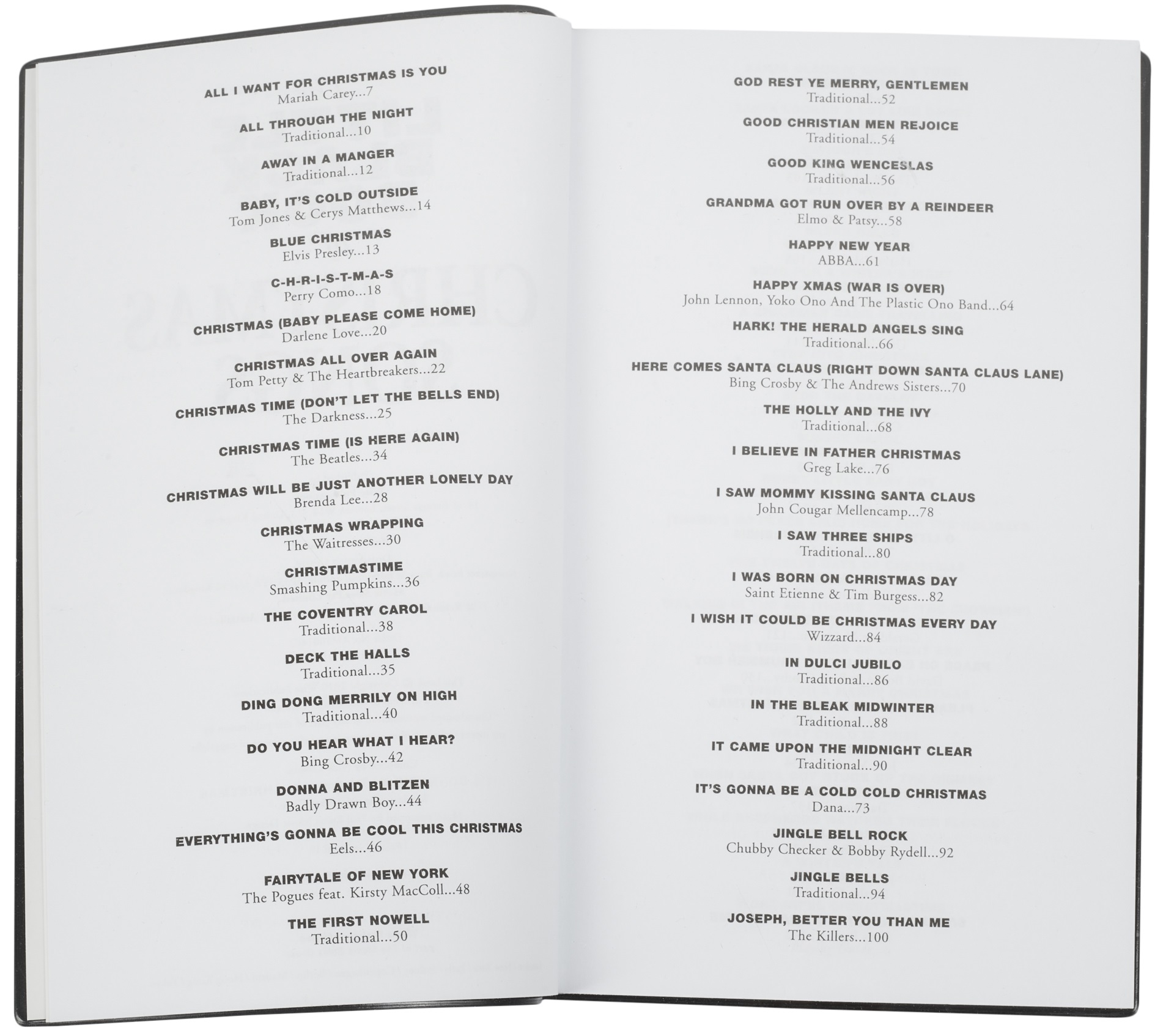 MS The Little Black Book Of Christmas Songs (obrázek 4)