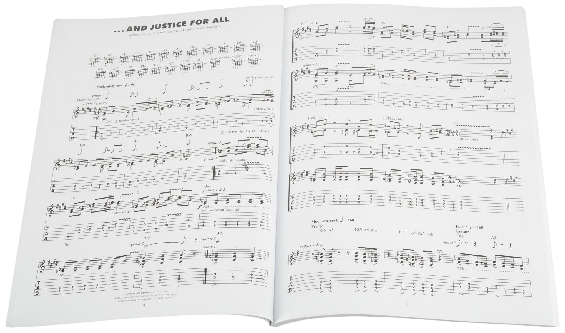 MS Metallica, And Justice For All TAB (obrázek 3)