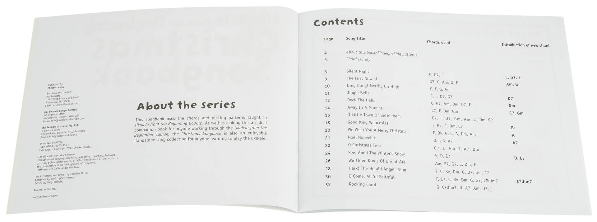 MS Ukulele From The Beginning Christmas Songbook (obrázek 4)