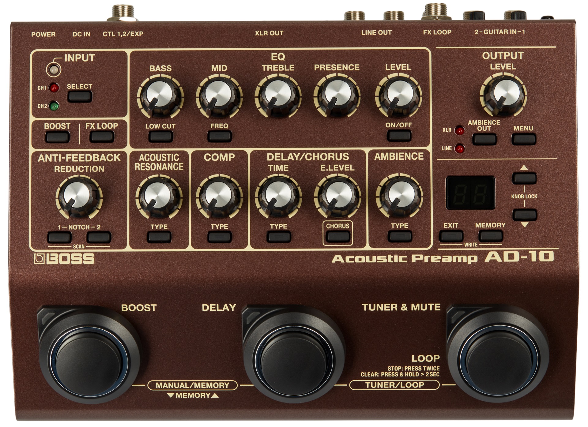 Boss AD-10 (rozbalené)