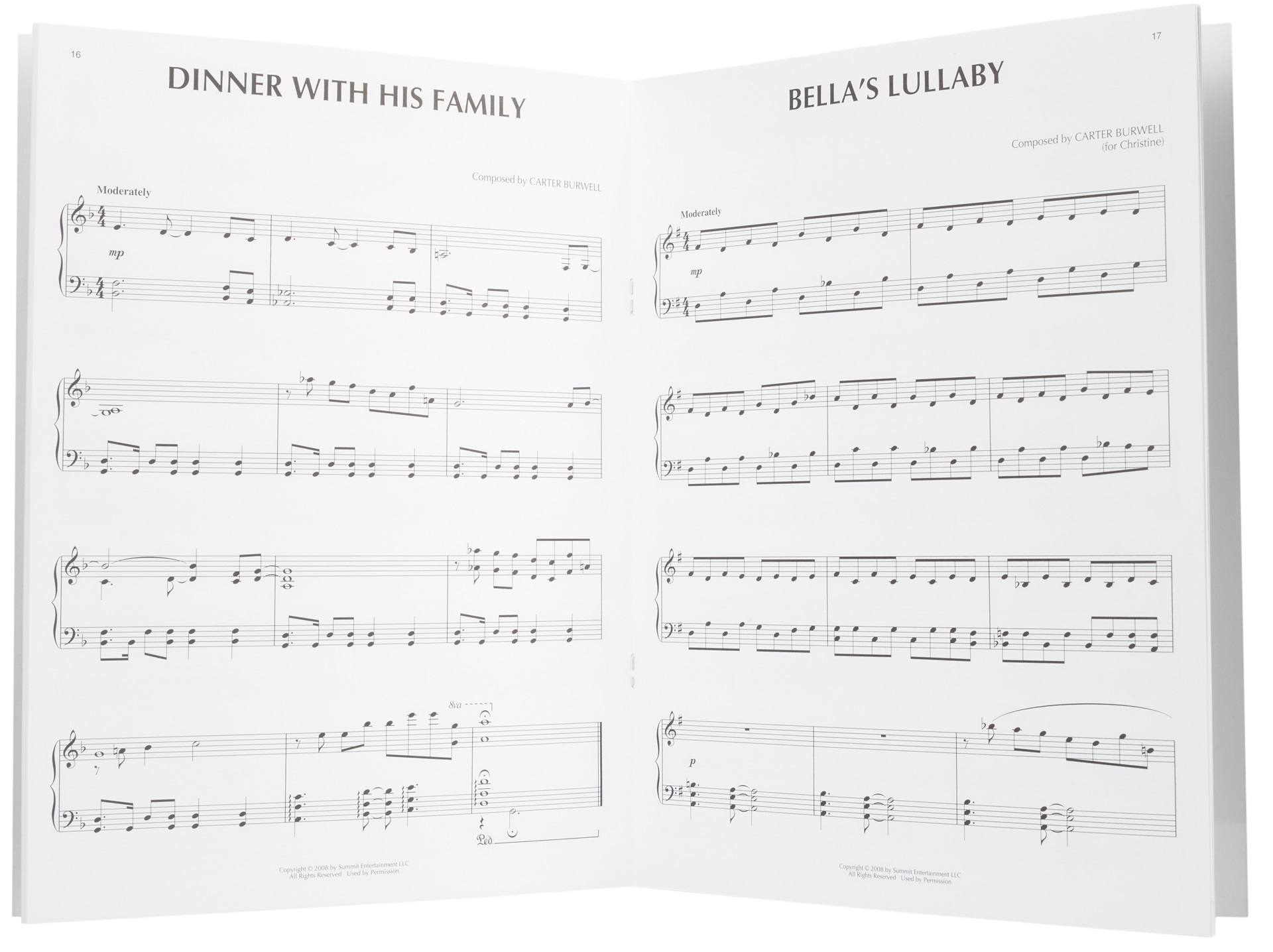 MS Carter Burwell: Twilight - The Score (Piano Solo) (obrázek 4)