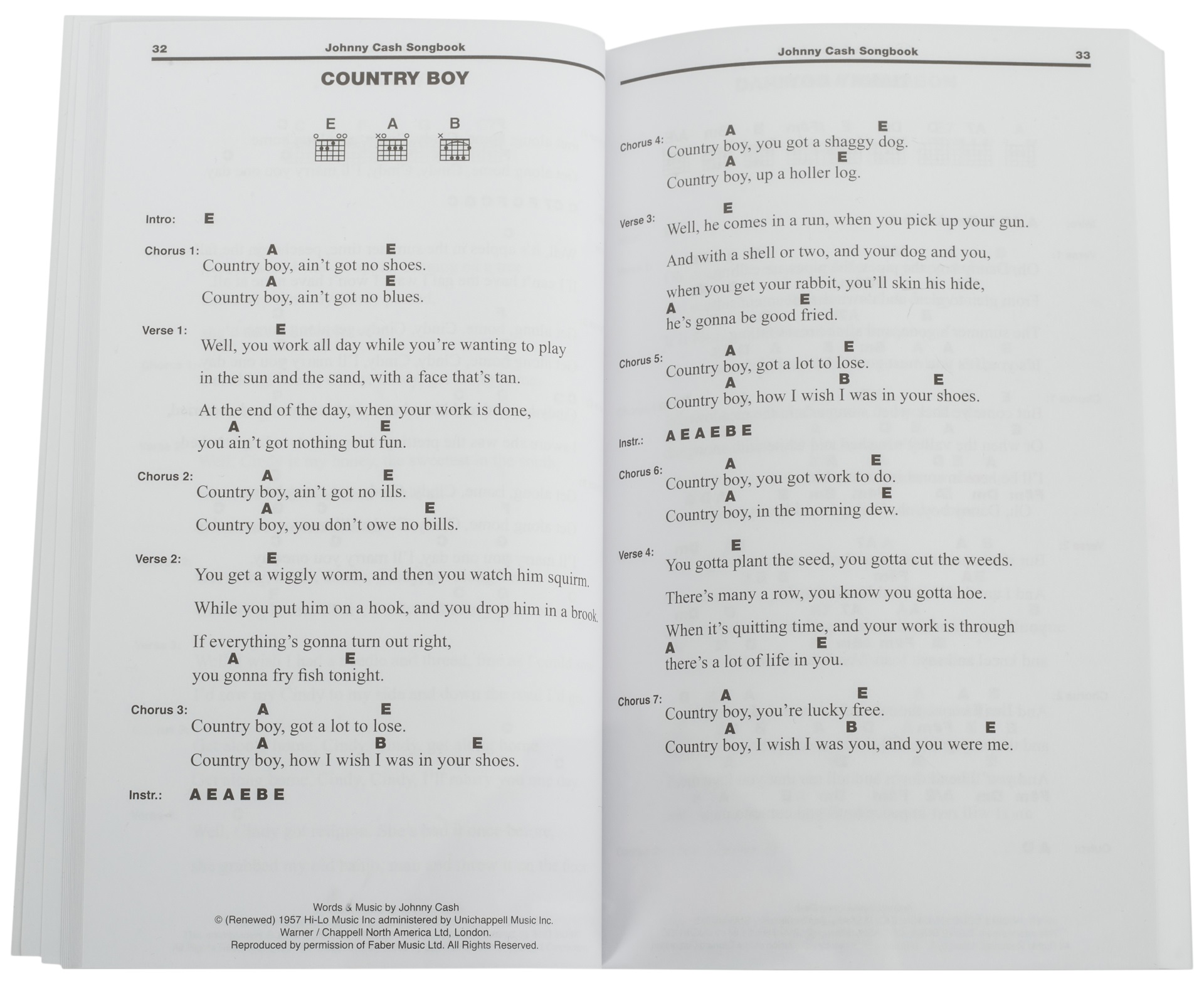 MS The Little Black Songbook: Johnny Cash - Best Of The American Recor (obrázek 3)