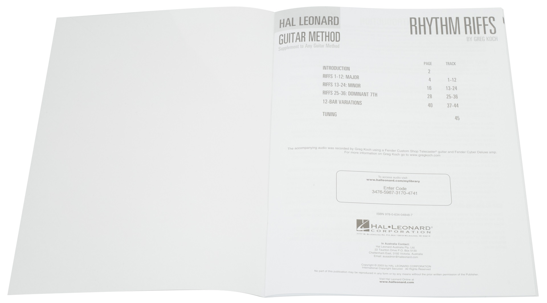 MS Hal Leonard Guitar Method - Rhythm Riffs (obrázek 3)