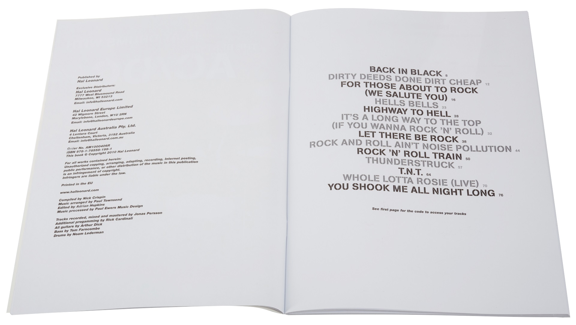 MS Play Drums With... The Best Of AC/DC (obrázek 3)