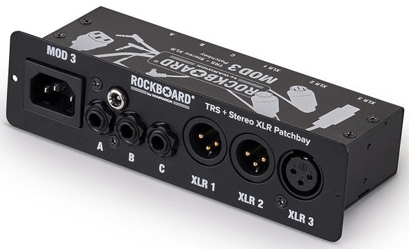 Rockboard MOD 3 V2 - All-in-One TRS & XLR Patchbay for Vocalists & Aco (obrázek 3)