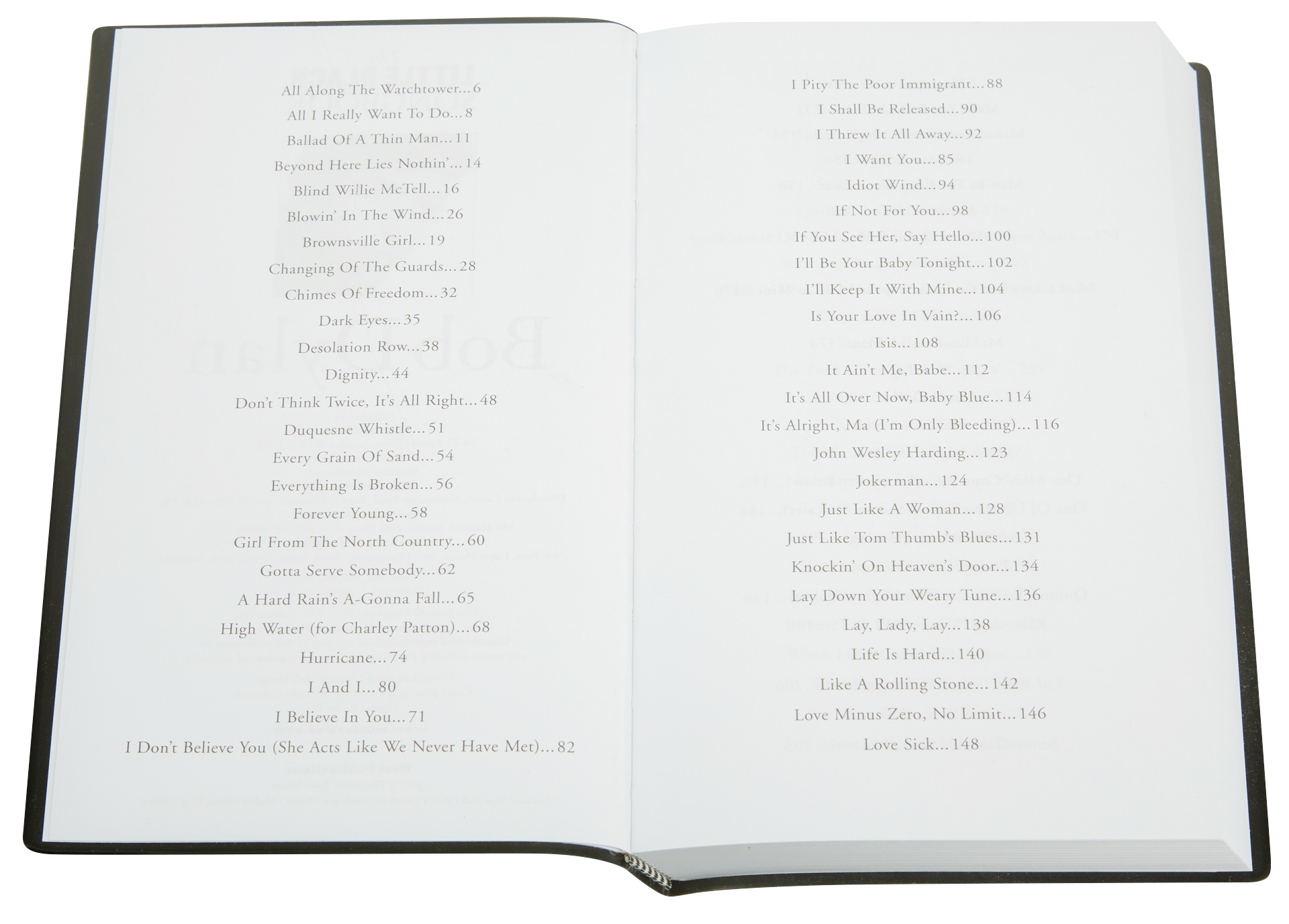 MS The Little Black Songbook: Bob Dylan (obrázek 3)