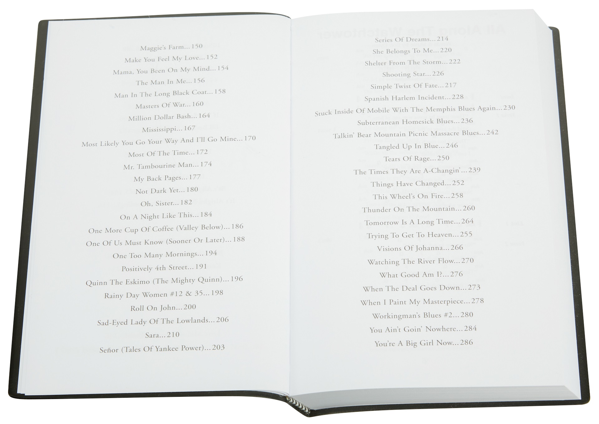 MS The Little Black Songbook: Bob Dylan (obrázek 4)