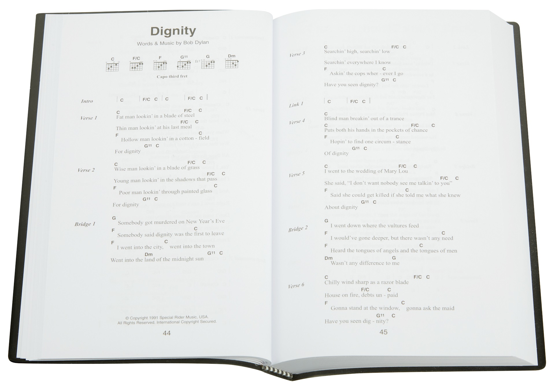 MS The Little Black Songbook: Bob Dylan (obrázek 5)