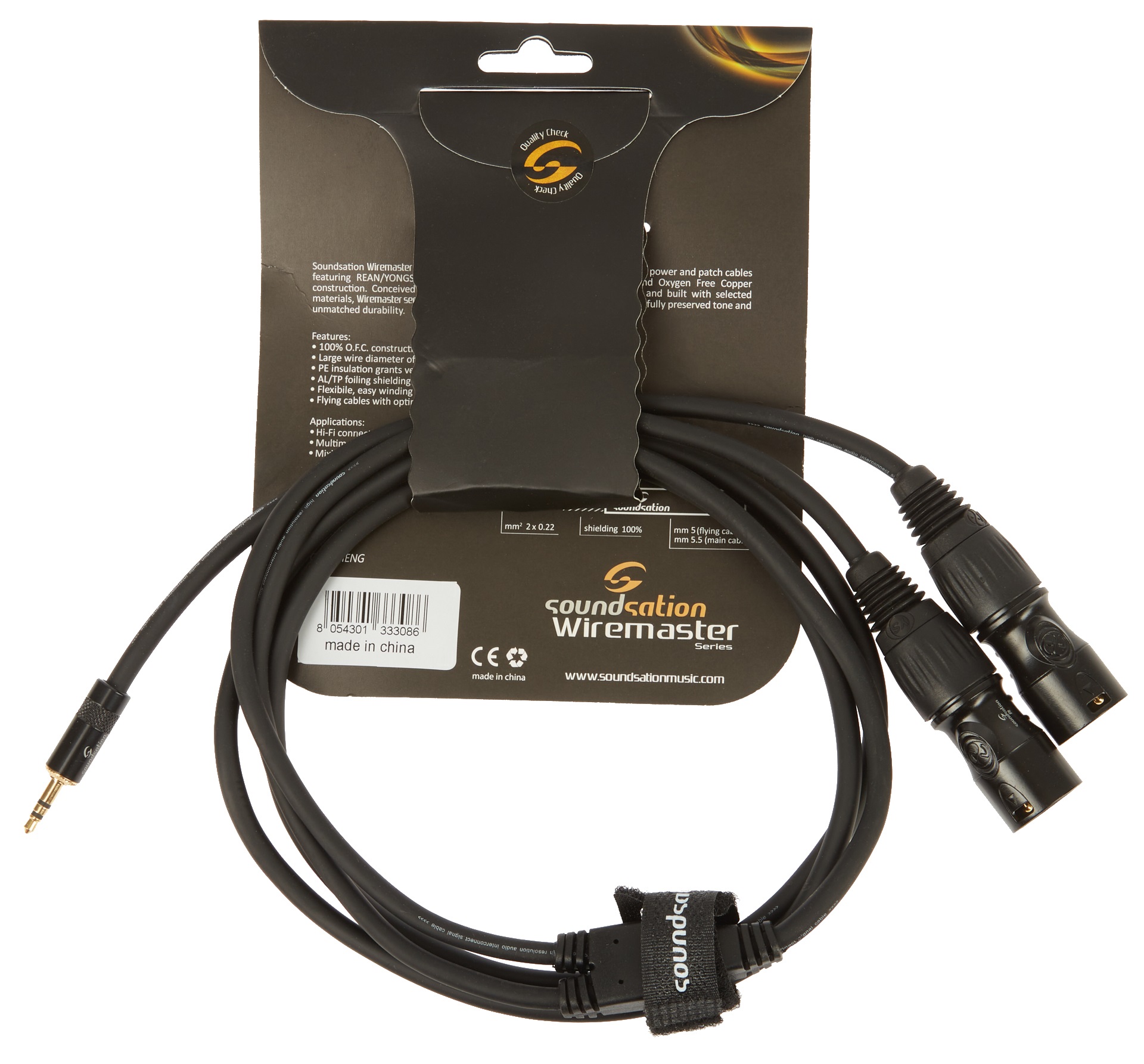 Levně Soundsation WM-MJ2XLR15