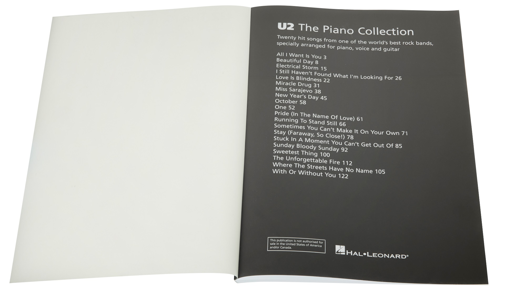 MS U2: The Piano Collection (obrázek 3)