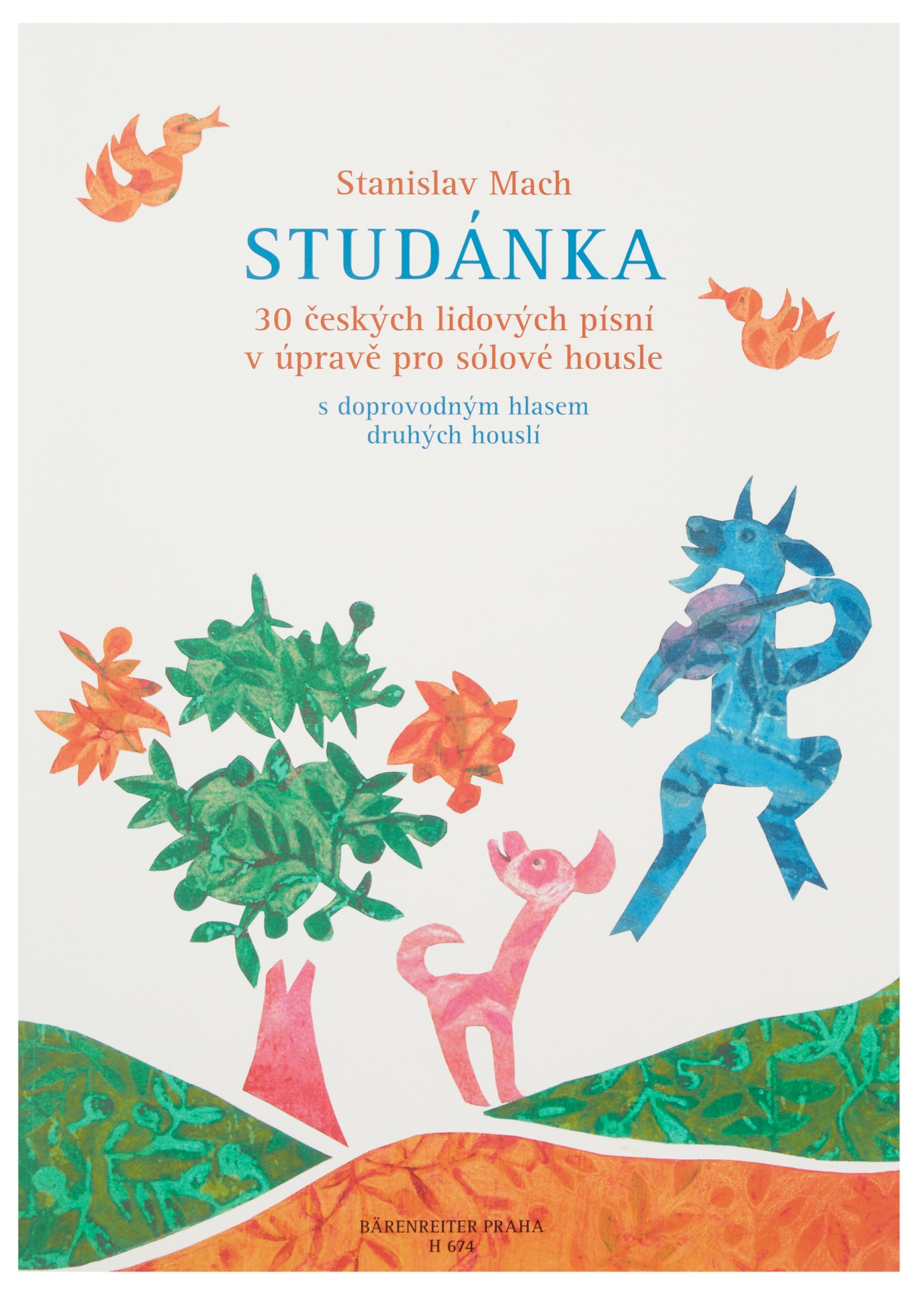 Levně KN Studánka op. 103 (30 lidových písní pro dvoje housle)
