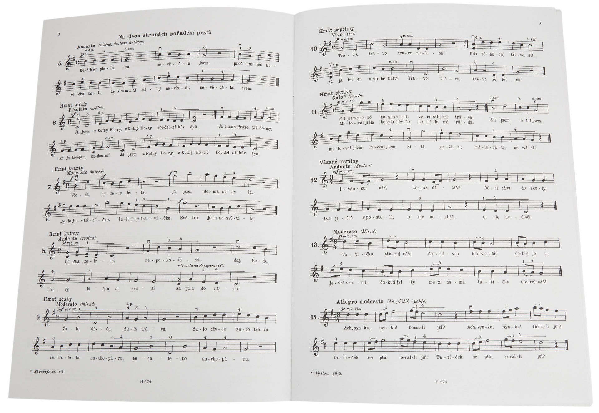 KN Studánka op. 103 (30 lidových písní pro dvoje housle) (obrázek 4)