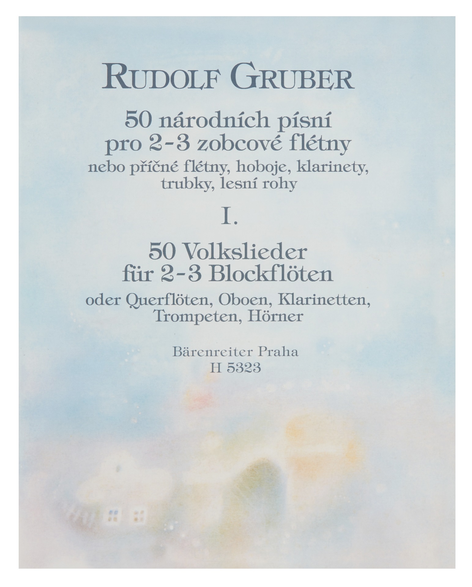 Levně KN 50 národních písní I. díl - Rudolf Gruber