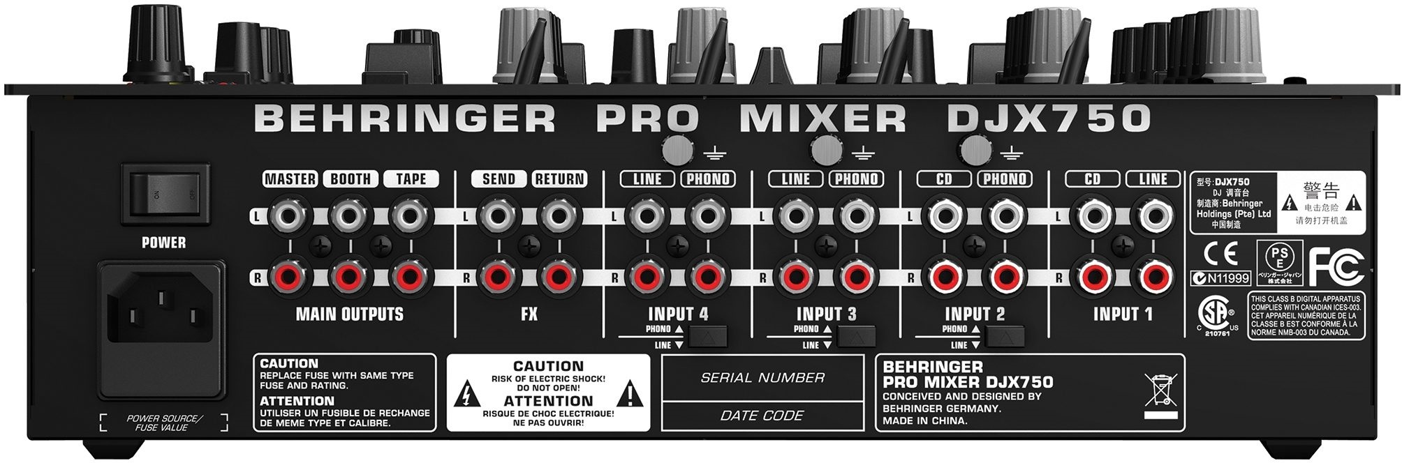 Behringer DJX750 (obrázek 3)
