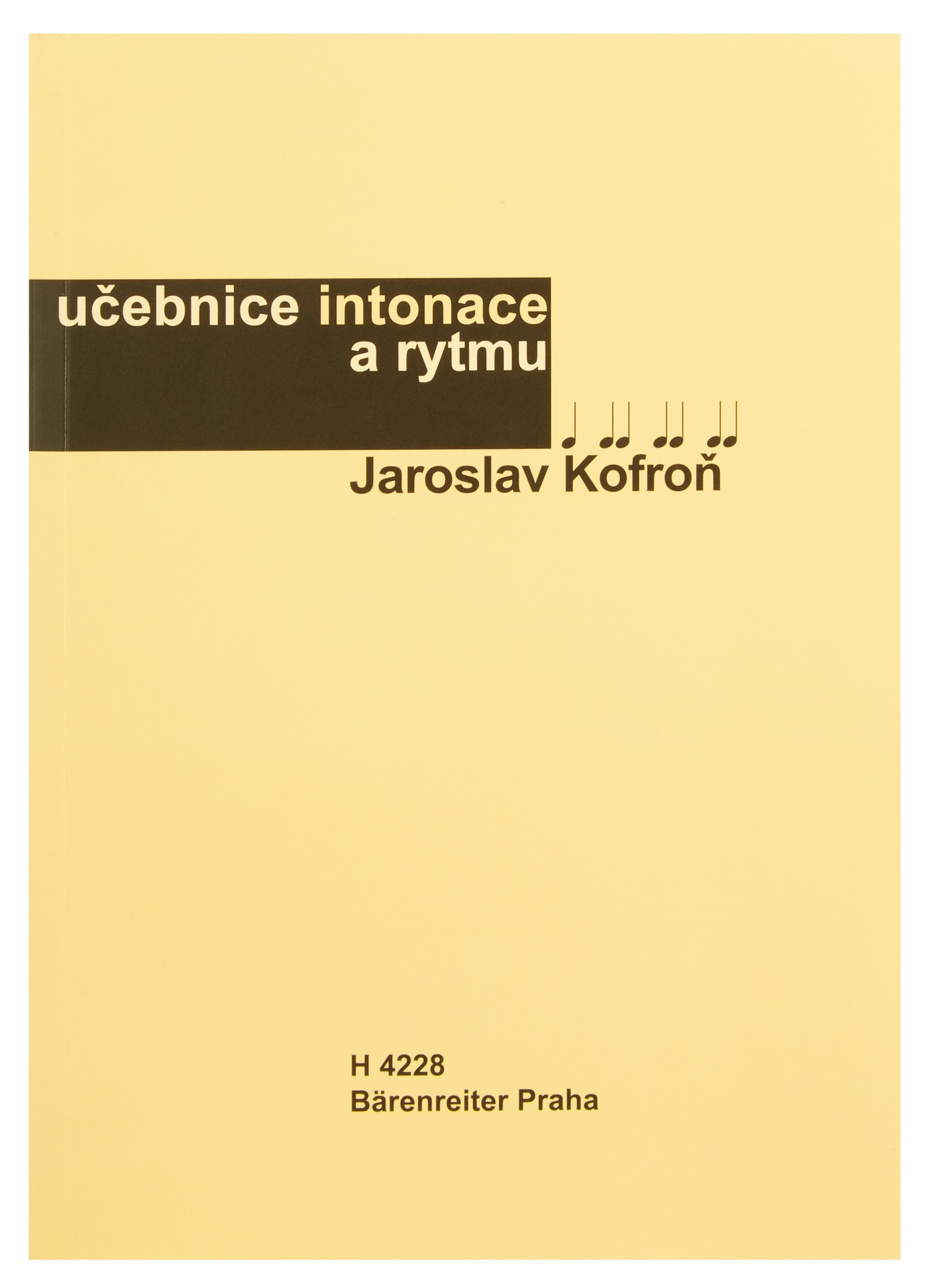 Levně KN Učebnice intonace a rytmu