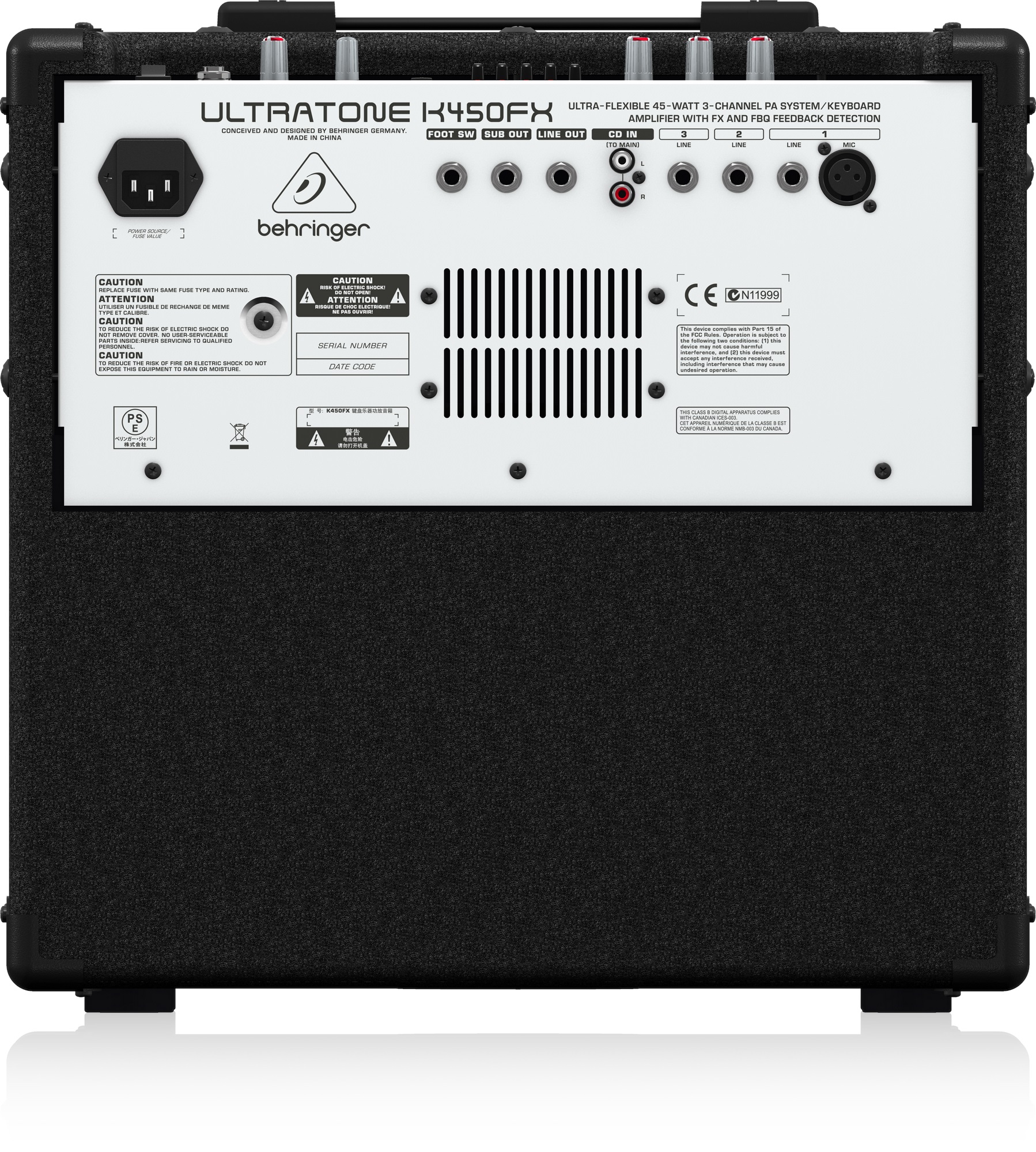 Behringer K450FX (rozbalené) (obrázek 3)