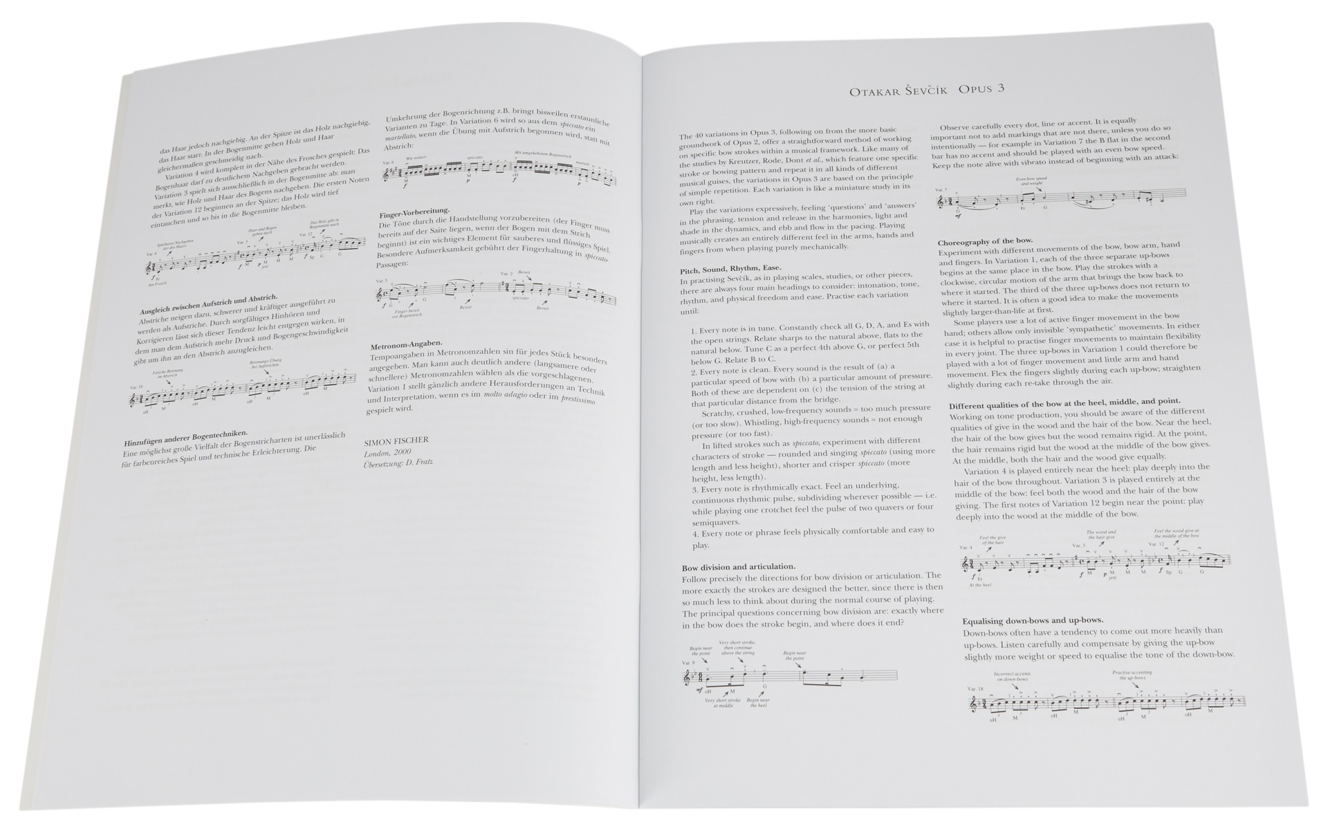 MS Otakar Sevcik: Violin Studies - 40 Variations Op.3 (obrázek 3)