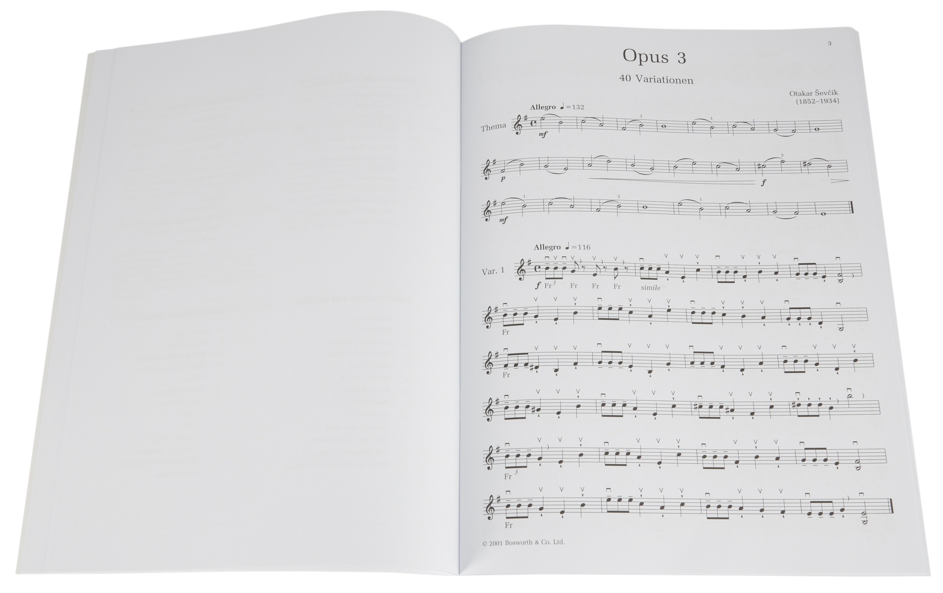 MS Otakar Sevcik: Violin Studies - 40 Variations Op.3 (obrázek 4)