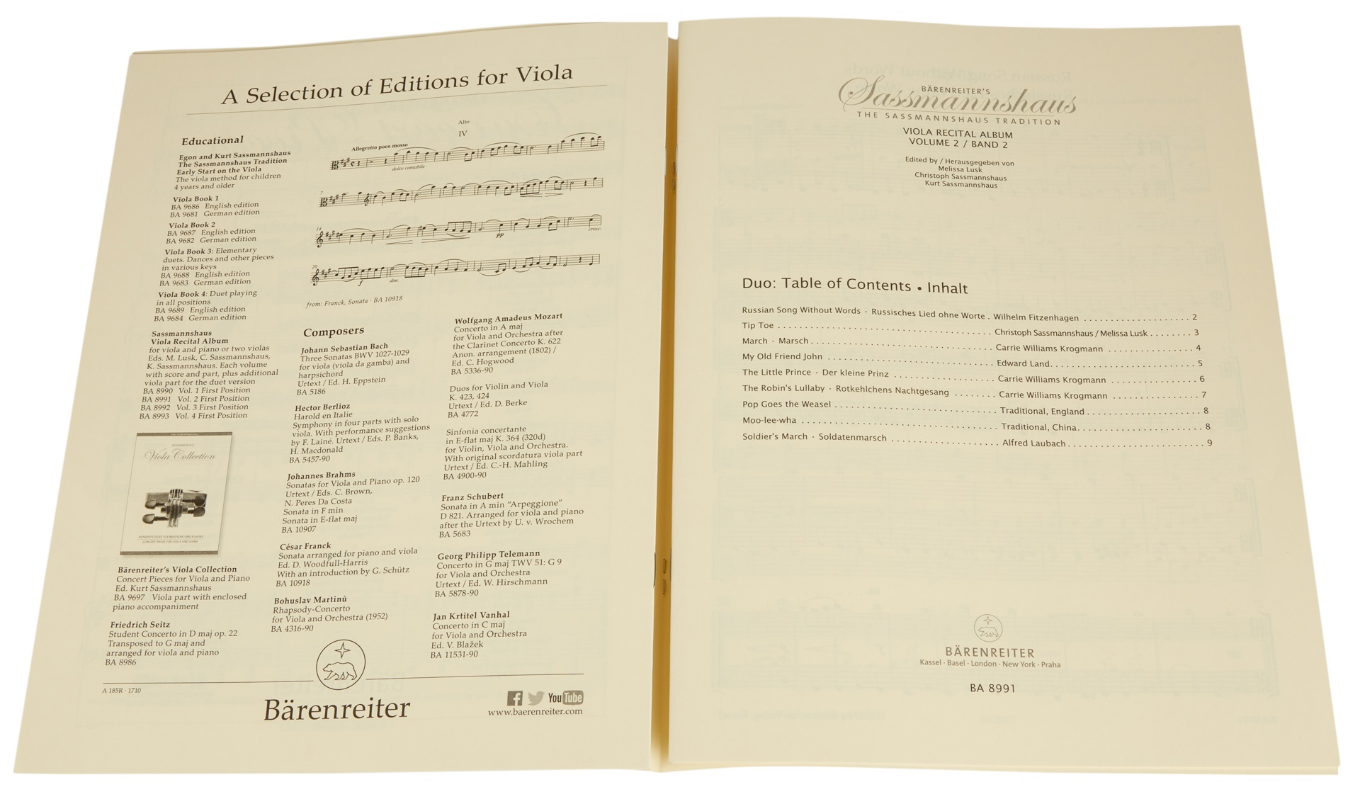 MS Viola Recital Album, svazek 2 (obrázek 4)