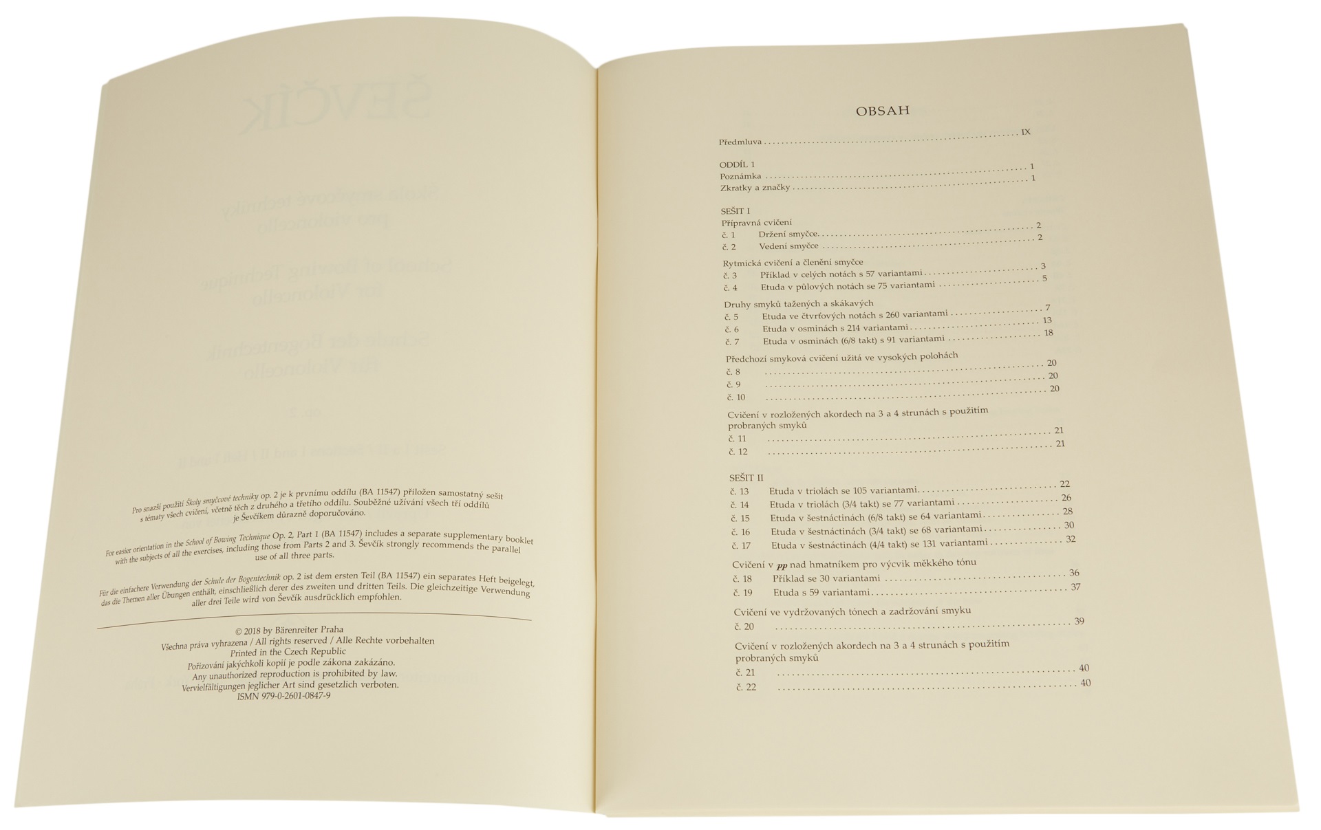 MS Škola smyčcové techniky pro violoncello op. 2, sešit I a II - Otaka (obrázek 3)