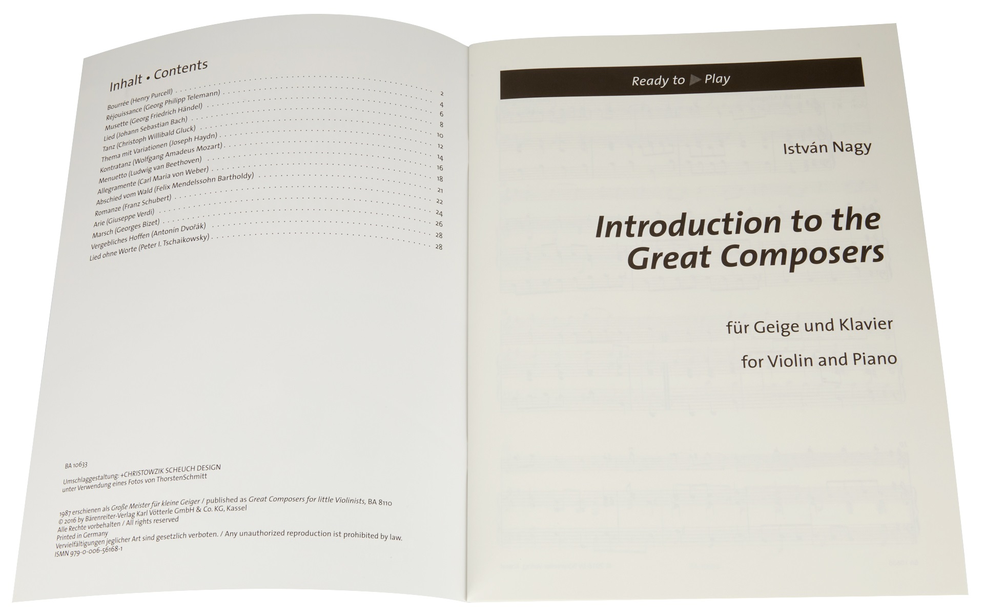 MS Introduction to the Great Composers for Violin and Piano (obrázek 3)
